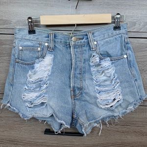 MINKPINK ripper shorts